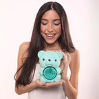 Oso de Rosa Eterna & Collar Personalizado