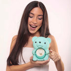 Oso de Rosa Eterna & Collar Personalizado