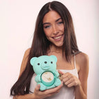 Oso de Rosa Eterna & Collar Personalizado